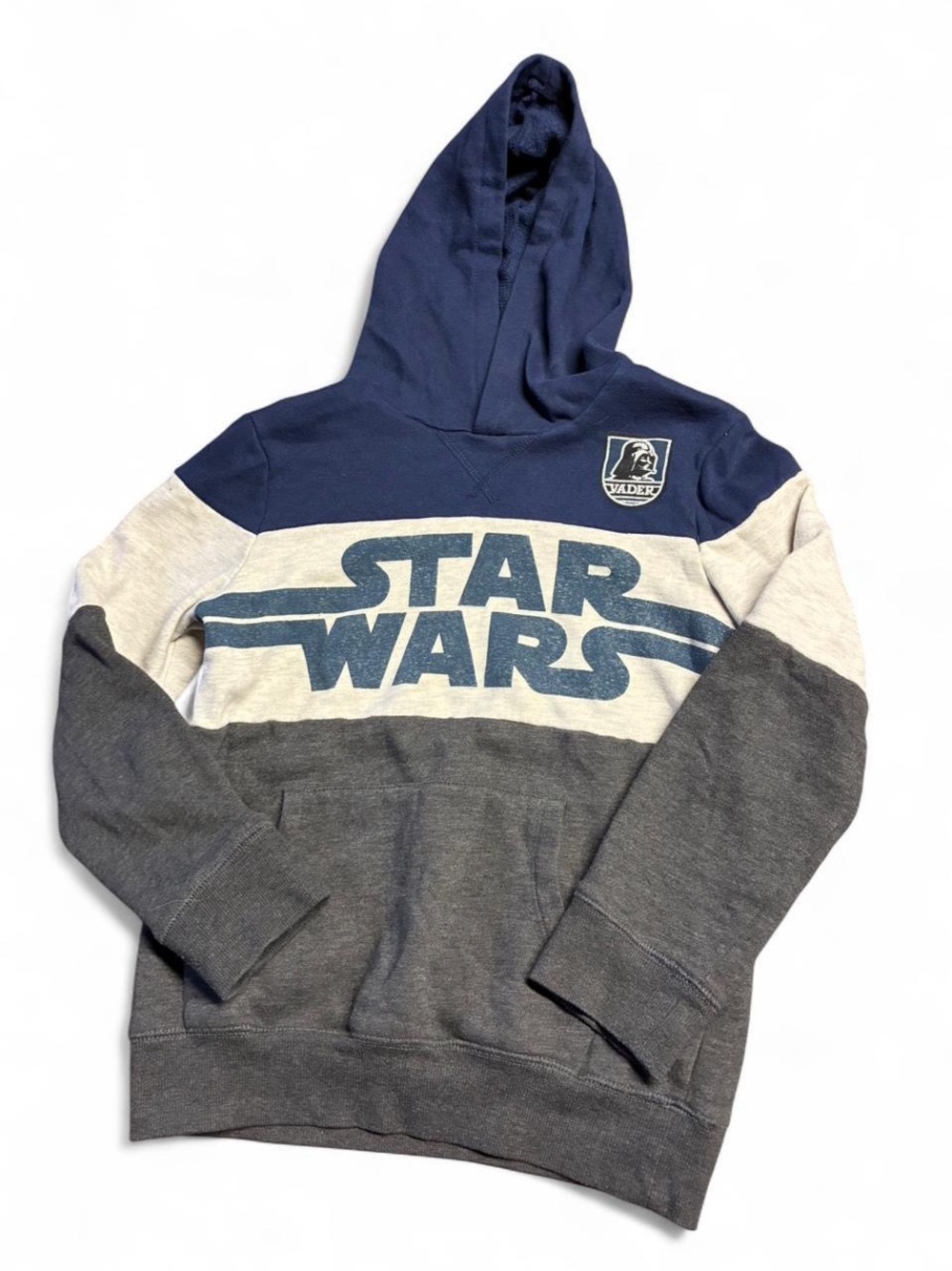 Star Wars Darth Vader Hoodie Boys Size 8 Sonoma Goods for Life Colorblock